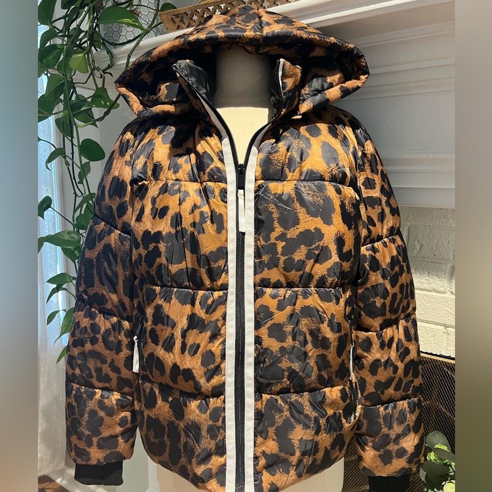 G by Giuliana Animal Print Jacket Sz M